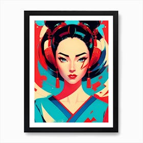 Geisha 85 Art Print