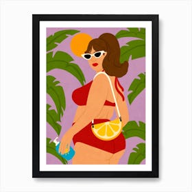 Bikini Babe Art Print