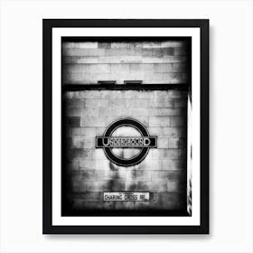 Charing Cross Underground Art Print