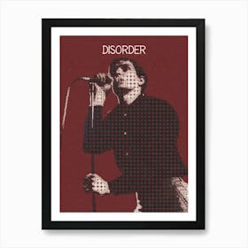 Disorder Ian Curtis Joy Division Art Print