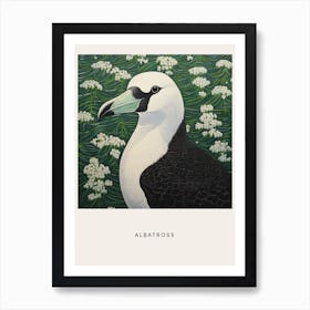 Ohara Koson Inspired Bird Painting Albatross 1 Poster Art Print