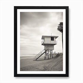 California, Black And White Analogue Photograph 2 Art Print