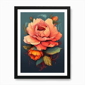 Rose Art 3 Art Print