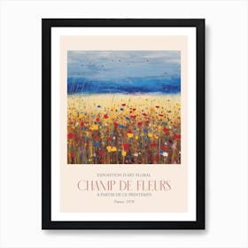 Champ De Fleurs, Floral Art Exhibition 34 Art Print