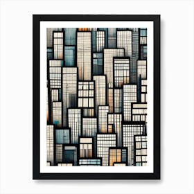 Skyscrapers Art Print