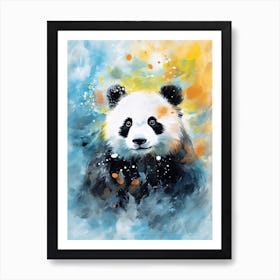 Panda Art In Impressionism Style 3 Art Print