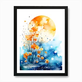 Free Spirits The Dance Of Wildflowers Art Print