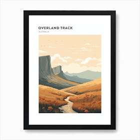 Overland Track Australia 1 Hiking Trail Landscape Poster Art Print