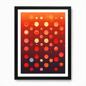 Abstract Circles 4 Art Print