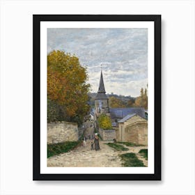 Street In Sainte Adresse (1867), Claude Monet Art Print