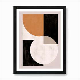 Beige Bauhaus Cologne Symmetry Art Print