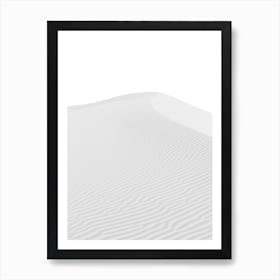 Abstract Sand Dune In The Sahara Desert Art Print