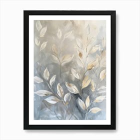 Leaves In The Wind Art Print