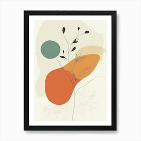 Abstract Flower 45 Art Print