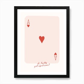 Lucky Girl Art Print