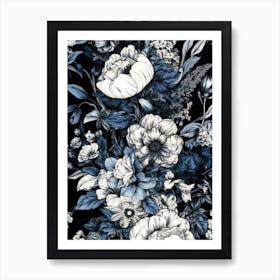 Floral art  flora nature flowers Art Print