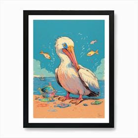 Pelican 3 Art Print