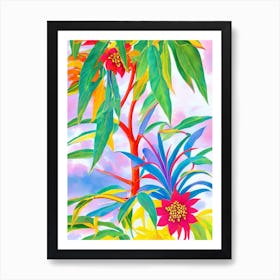 Dragon Tree Eclectic Boho Art Print