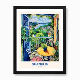 Shanklin England 4 Uk Travel Poster Art Print