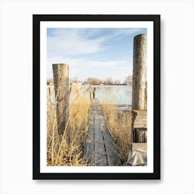 Wodden Pier On A Lake Poster