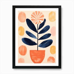 Plant In A Pot Art Print