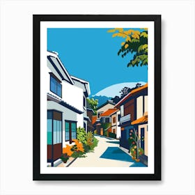 Ise Japan 5 Colourful Illustration Art Print