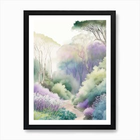 Adelaide Hills  Mount Lofty Botanic Garden, 2, Australia Pastel Watercolour Art Print