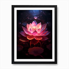 Lotus Flower Art Print