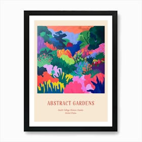 Colourful Gardens Smith College Botanic Garden Usa 3 Red Poster Art Print