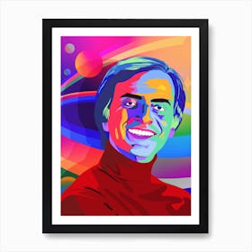 Carl Sagan Art Print