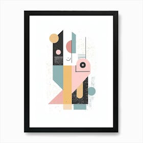 Abstract Geometric Shapes 8 Art Print