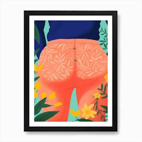 Body Positive Life Is A Peach  Art Print