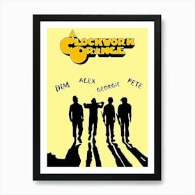 Clockwork Orange movie Art Print