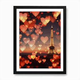 Valentine'S Day In Paris Art Print