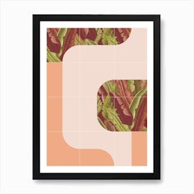 Mid Century Tropical Mood Art Print