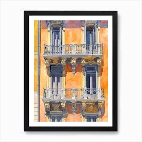 Genoa Europe Travel Architecture 1 Art Print