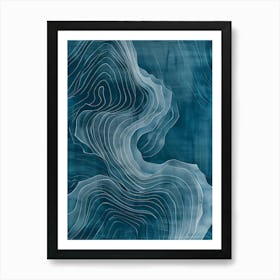 'Waves' 4 Art Print