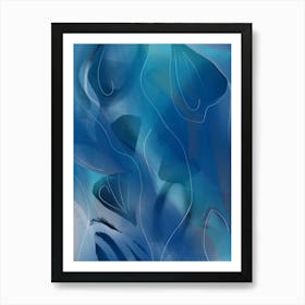 Under The Sea Abstract Art Print