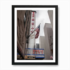 Radio City Music Hall Building, Manhattan, NY Art Print