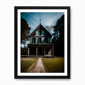 Haunted House Art Print