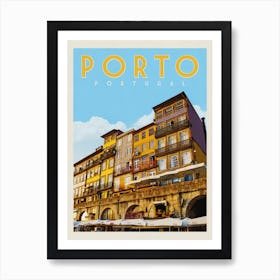 Porto Portugal Travel Poster Art Print