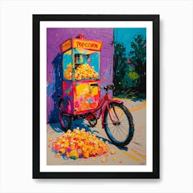 Popcorn Cart 2 Art Print