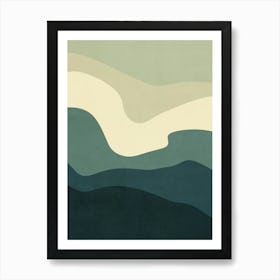 Abstract Waves 04 19 Art Print