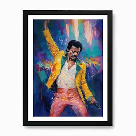 Impressionistic Pop Icon Perform Art Print