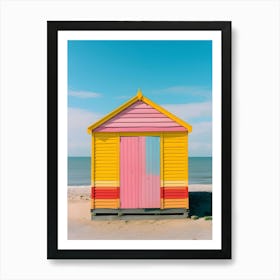 Beach Hut 1 Art Print