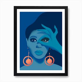 60s Luna Art Print