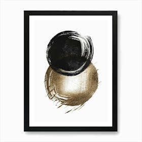 Black And Gold Canvas Print 19 Art Print