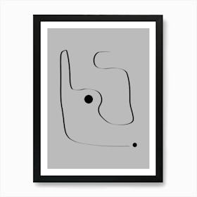 Abstract Line Painting Art #2 Art Print