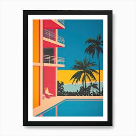 Acapulco, Mexico, Bold Outlines 4 Art Print