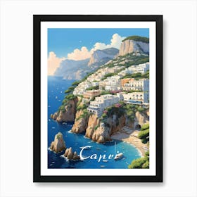 Capri Coast Art Print